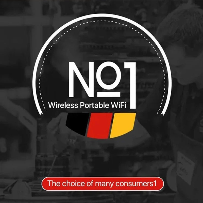 Wi-Fi Pro tragbarer Wi-Fi-Verstärker für schnelles und zuverlässiges Internet überall  