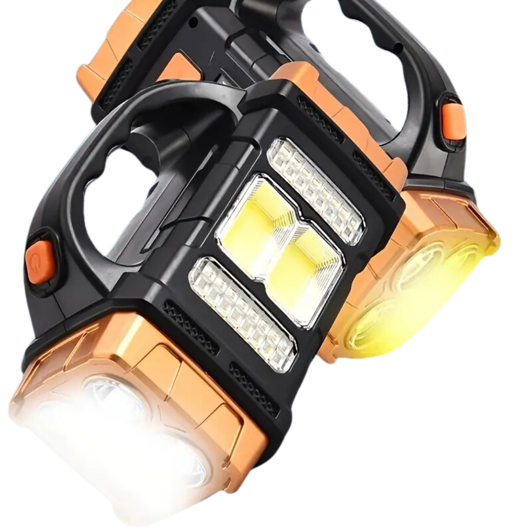 Wildaro – 4-in-1 Emergency Flashlight with Solar Charging and Power Bank
