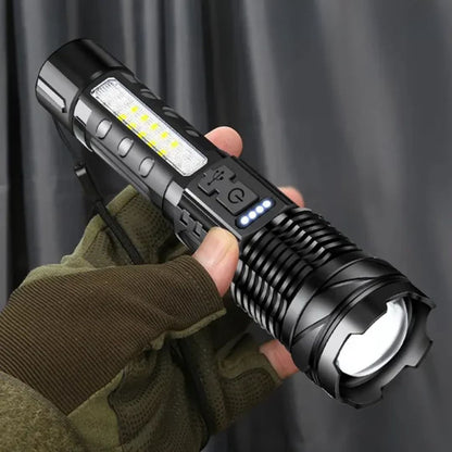 Wildaro – Tactische LED Zaklamp met 5000 Lumen en USB Oplaadbare Batterij