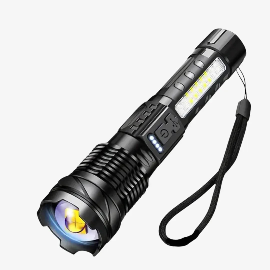 Wildaro – Tactische LED Zaklamp met 5000 Lumen en USB Oplaadbare Batterij