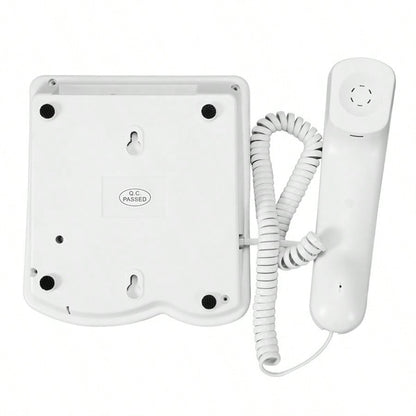 Kablet hjemmetelefon til ældre simpel holdbar fastnettelefon til nem opkald