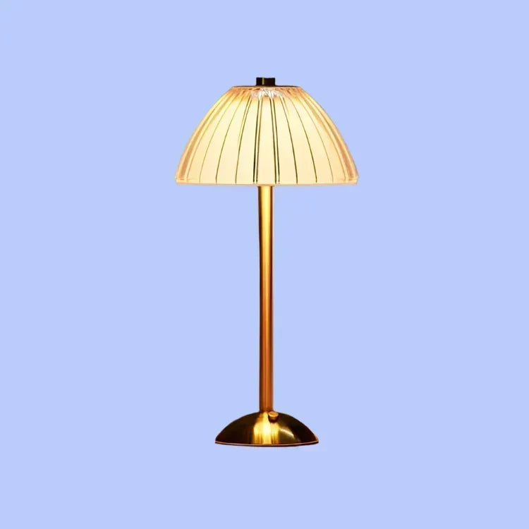Draadloze tafellamp met kristaldetails en oplaadbare led