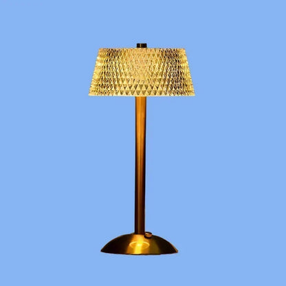 Draadloze tafellamp met kristaldetails en oplaadbare led