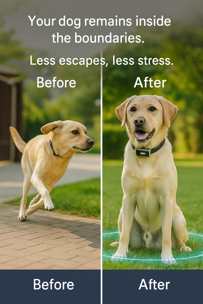 Wireless Dog Fence with Training Collar 2 in 1 Containment System