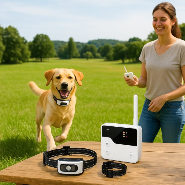 Wireless Dog Fence with Training Collar 2 in 1 Containment System
