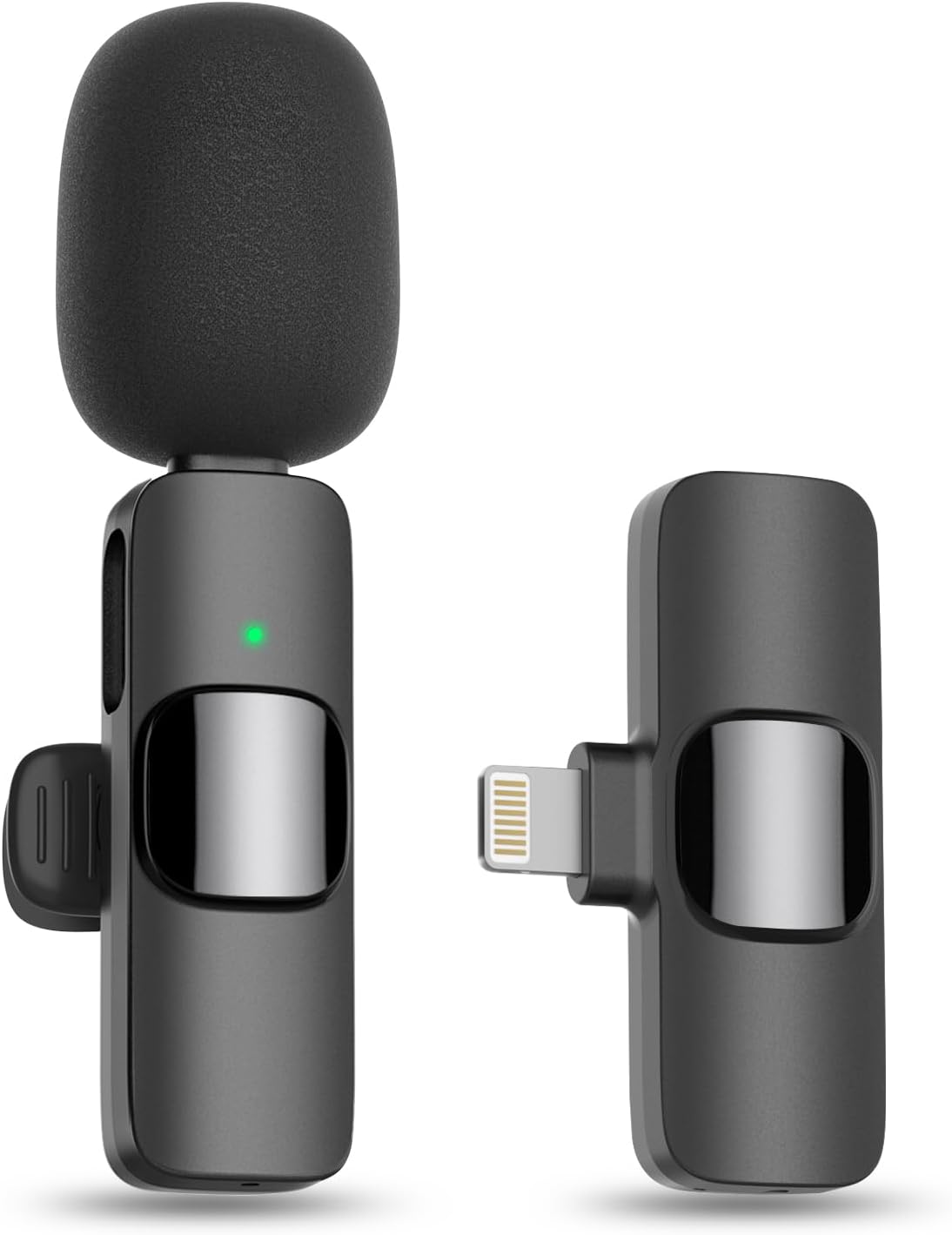 Wireless Lavalier Microphone Clear Audio Easy Plug and Play Recording