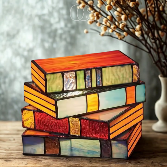 Draadloze mozaïek boeklamp Tiffany-stijl decoratieve tafellamp