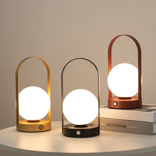 Wireless Outdoor Table Lamp Rechargeable LED Garden and Patio Light