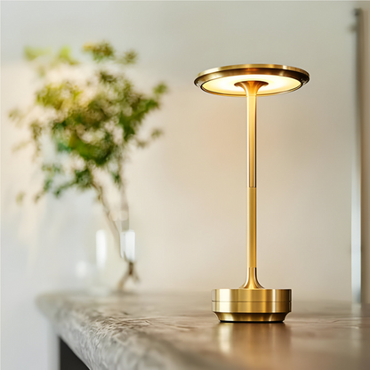 Trådløs genopladelig bordlampe med dæmpbar touchbetjening