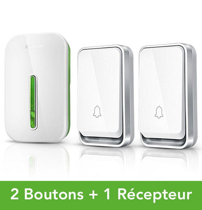 Wireless Smart Doorbell with Battery Free Design Waterproof Build and Long Range Signal