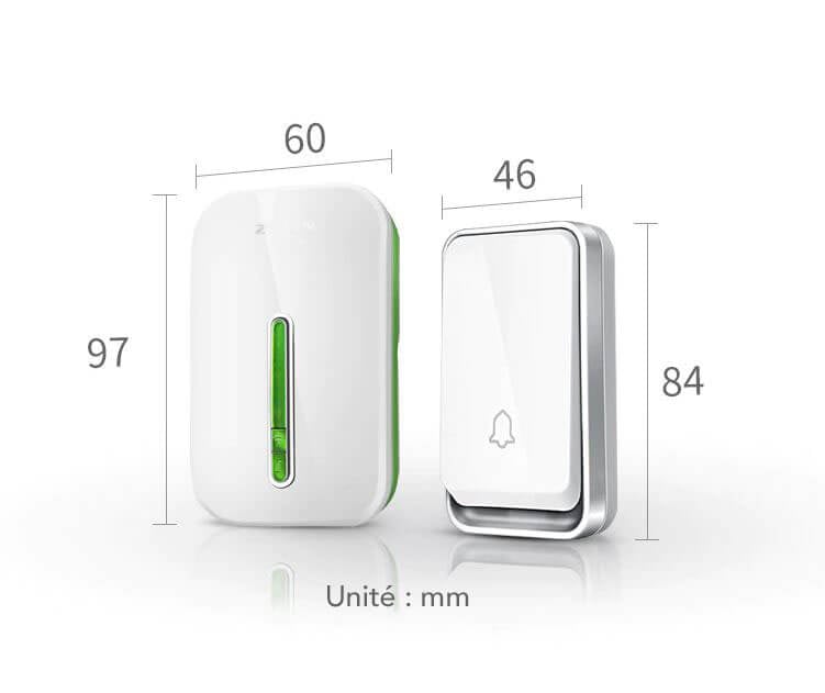 Wireless Smart Doorbell with Battery Free Design Waterproof Build and Long Range Signal