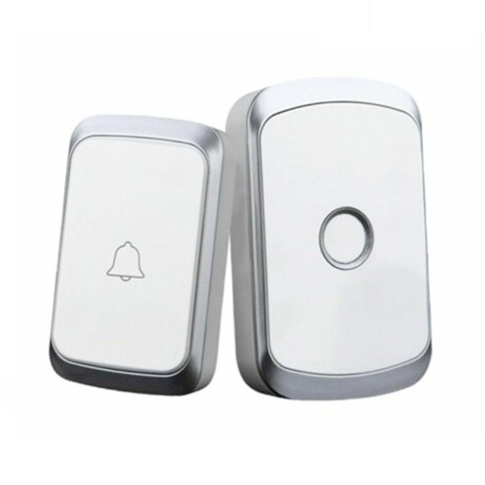 Wireless Waterproof Doorbell – LED Flash & Adjustable Chimes
