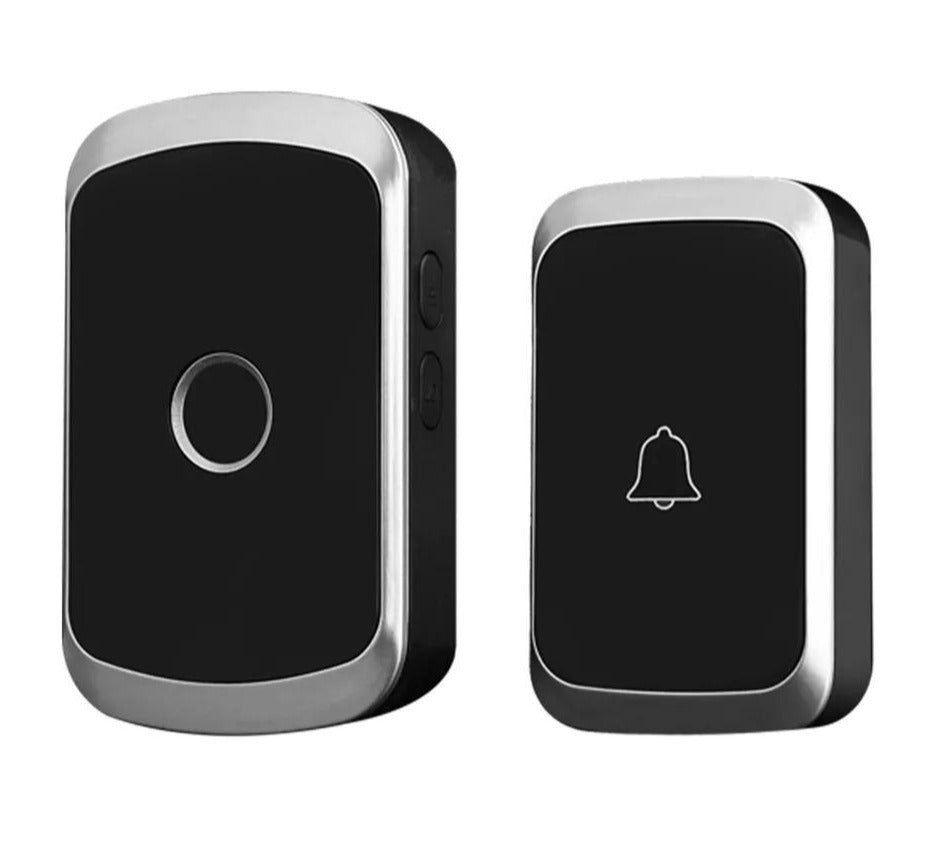 Wireless Waterproof Doorbell – LED Flash & Adjustable Chimes