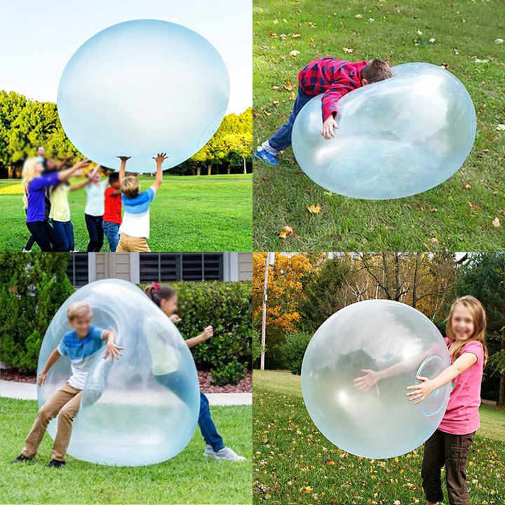 WobbleBubble gigantische opblaasbare speelbal voor kinderen met duurzaam ontwerp voor buitenspeelplezier