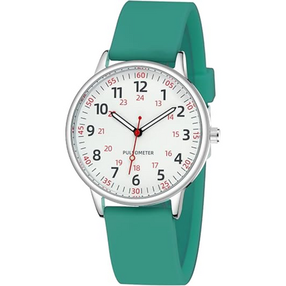Women’s Clip On Fob Watch Silicone Waterproof Design