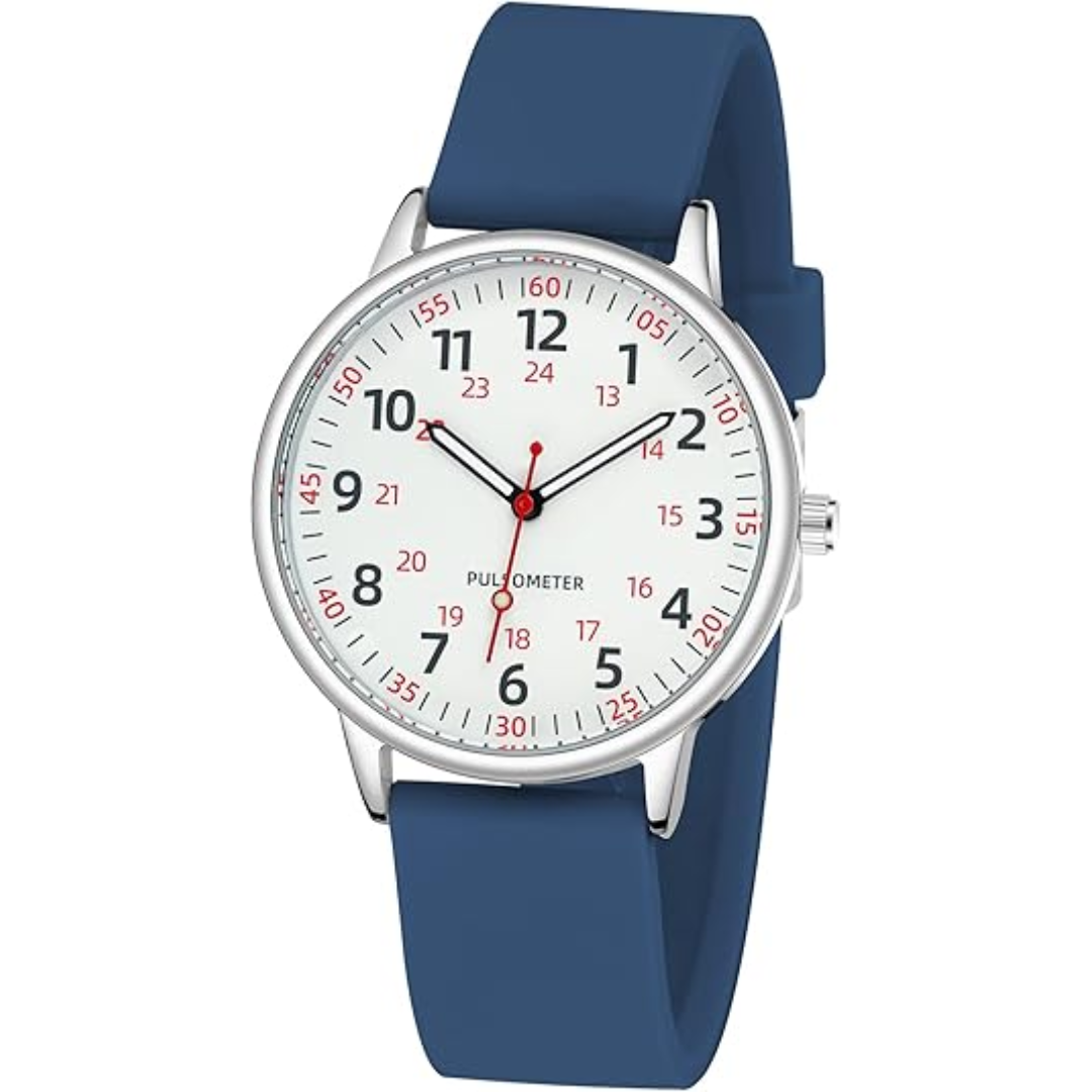 Women’s Clip On Fob Watch Silicone Waterproof Design