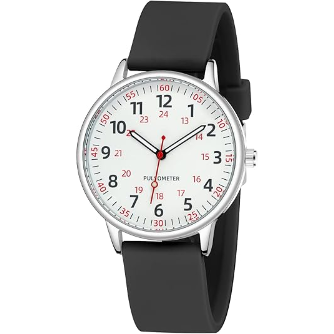 Women’s Clip On Fob Watch Silicone Waterproof Design