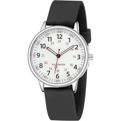 Women’s Clip On Fob Watch Silicone Waterproof Design