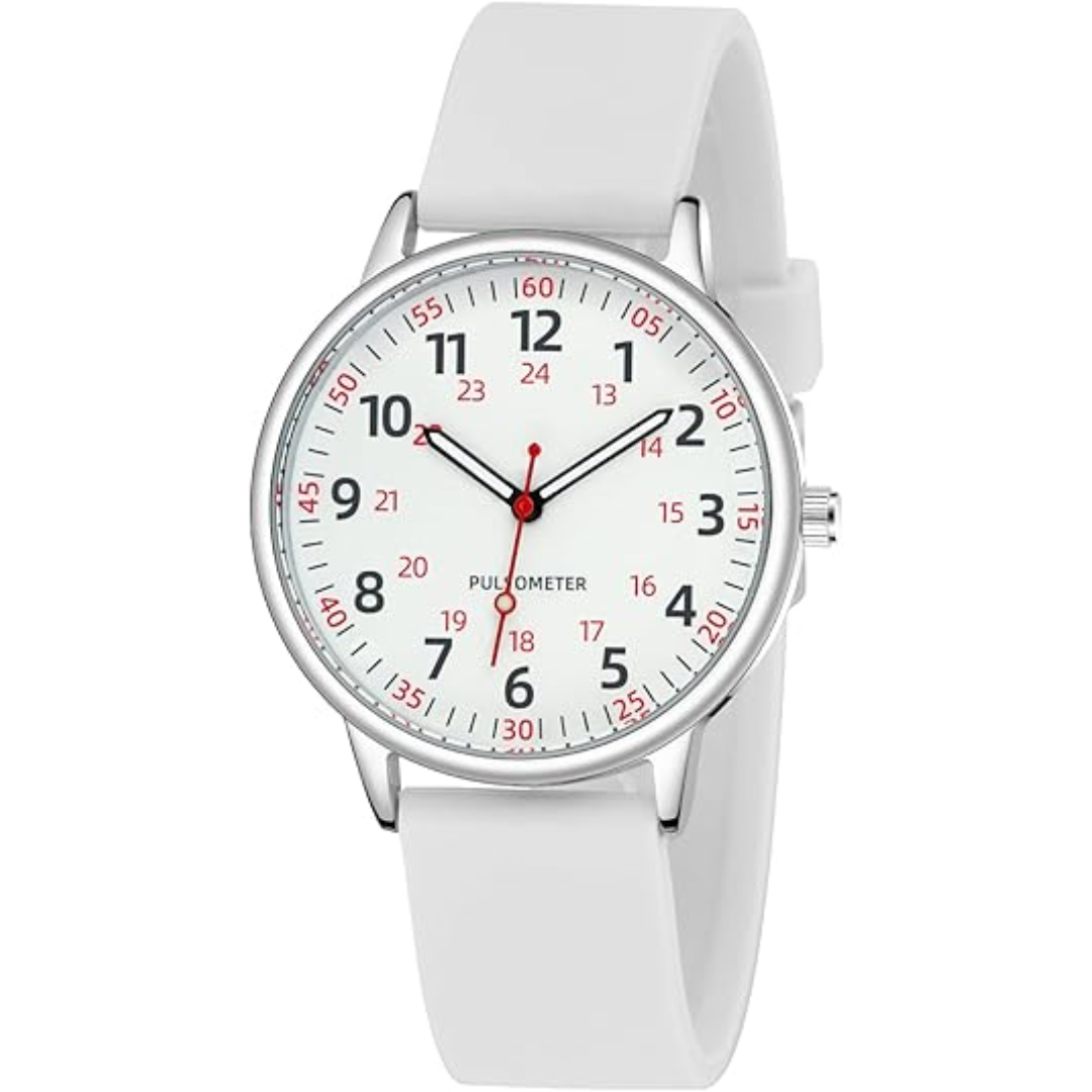 Women’s Clip On Fob Watch Silicone Waterproof Design