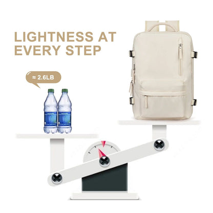 Women’s Waterproof Travel Backpack Large Capacity Anti Theft USB Charging Rucksack