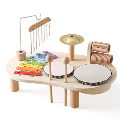Wooden Music Station Multi Instrument Toy for Kids