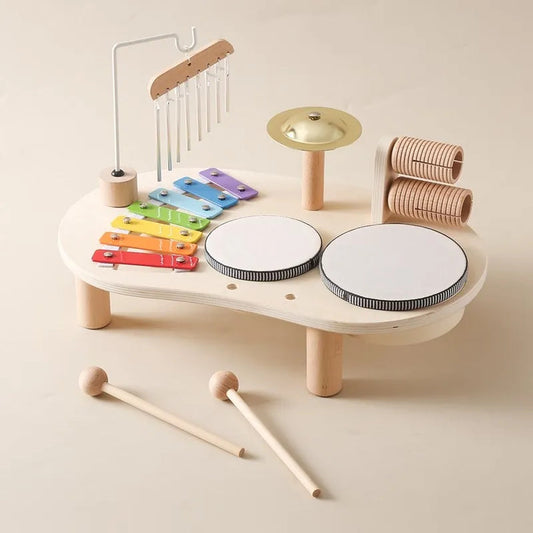 Wooden Music Station Multi Instrument Toy for Kids
