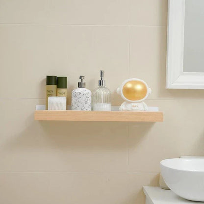 Woodify Wall Shelf No Drill Shower Caddy for Modern Bathrooms