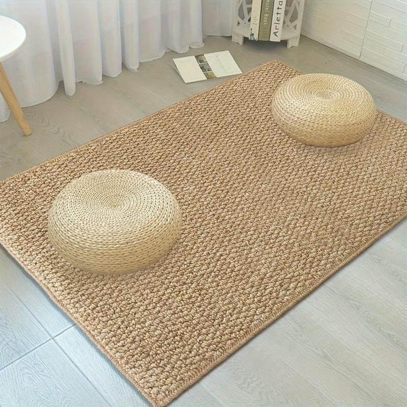 Woviva Jute Style Door Mat Durable Non Slip Indoor Outdoor Entryway Rug