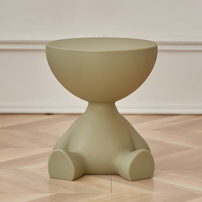 Ylix Round Coffee Table Modern Compact Side Table