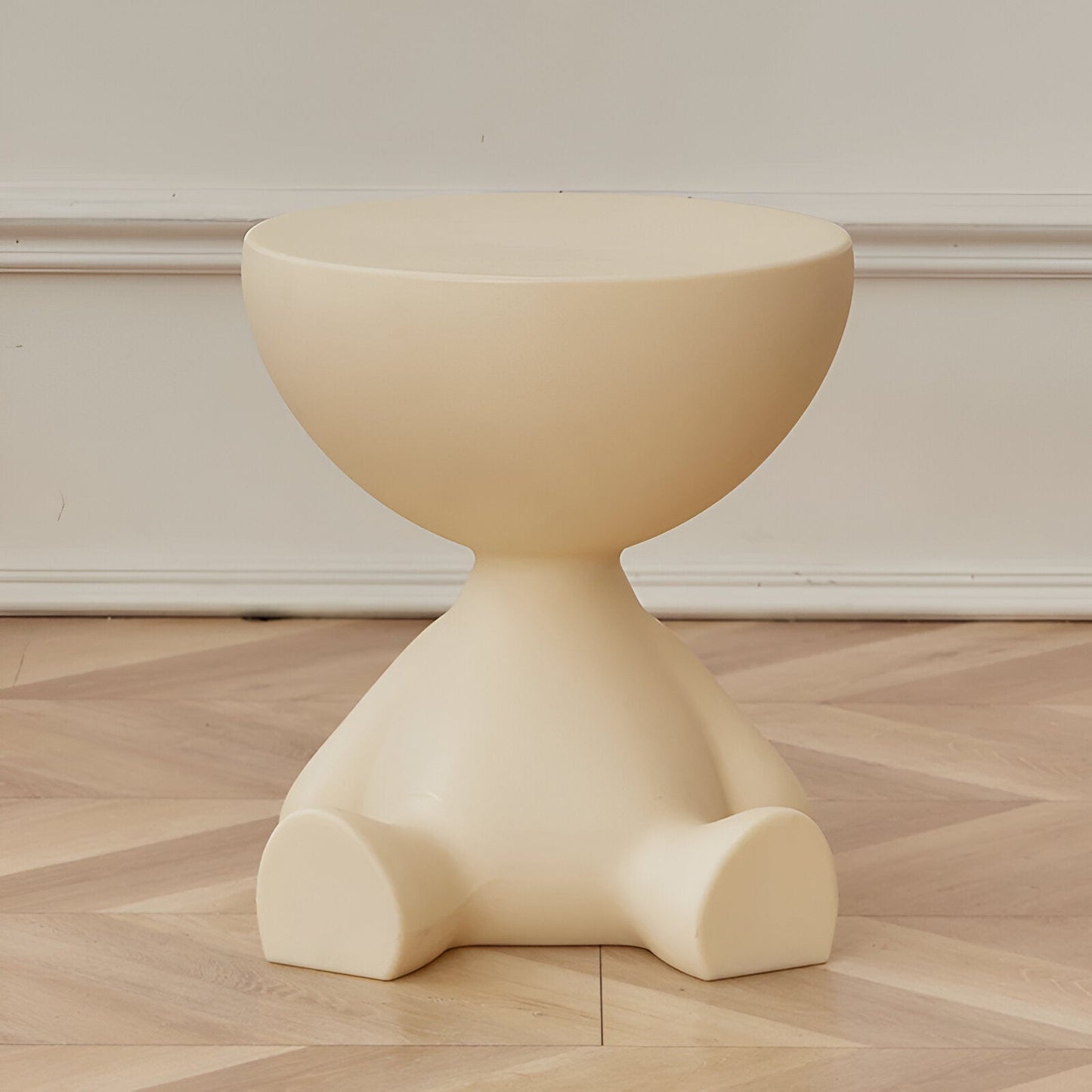 Ylix Round Coffee Table Modern Compact Side Table