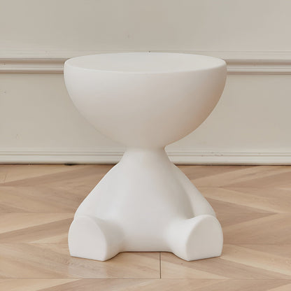 Ylix Round Coffee Table Modern Compact Side Table