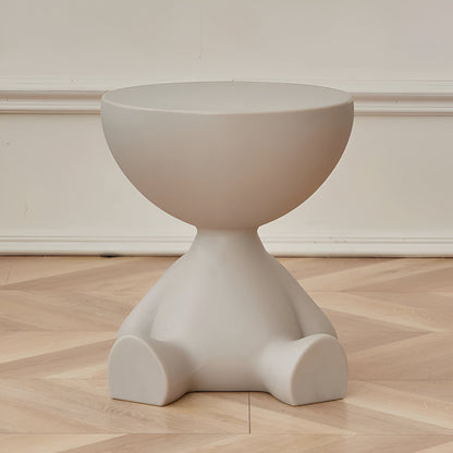 Ylix Round Coffee Table Modern Compact Side Table