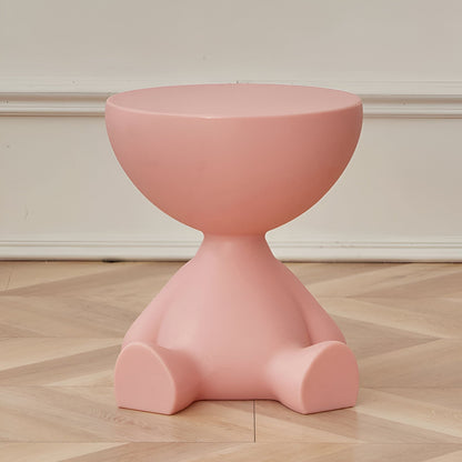 Ylix Round Coffee Table Modern Compact Side Table