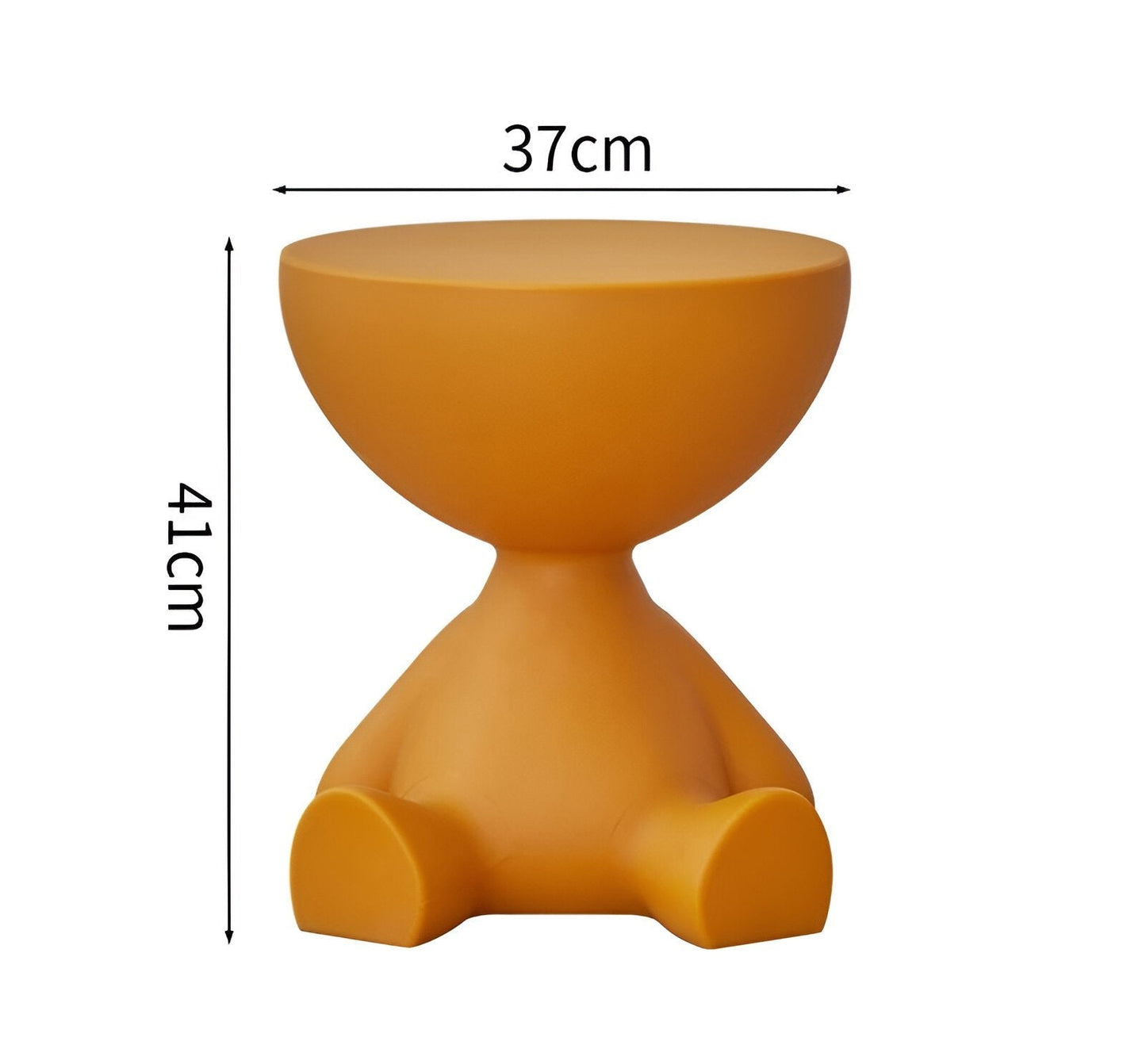 Ylix Round Coffee Table Modern Compact Side Table