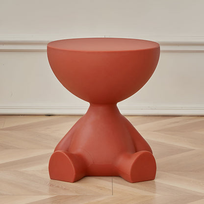 Ylix Round Coffee Table Modern Compact Side Table
