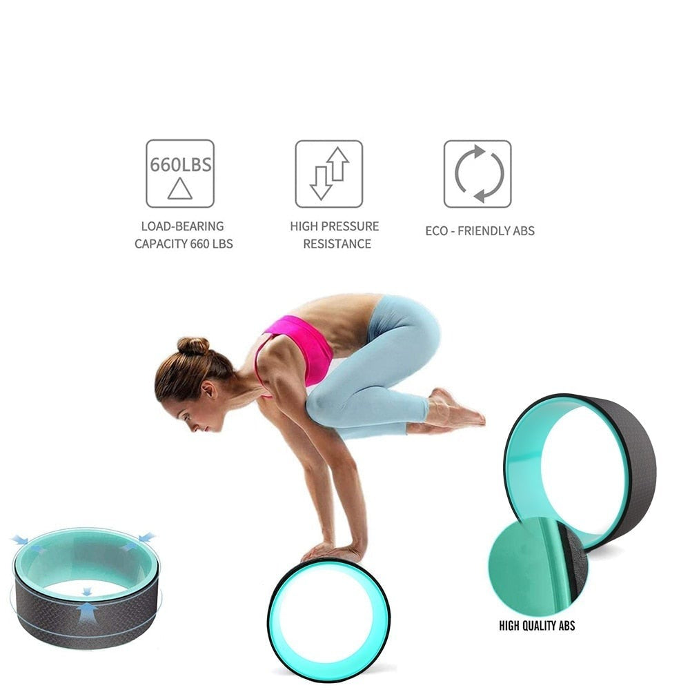 Yoga Wheel for Flexibility and Back Support