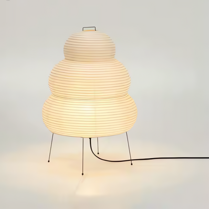 Zen Floor Lamp with Dimmable LED Light and Japanese Inspired Design