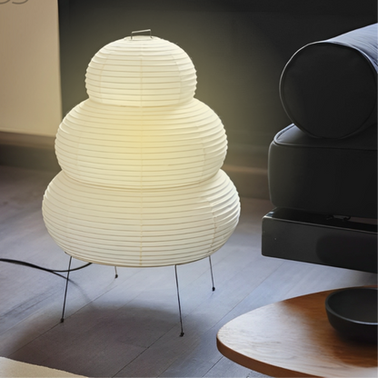Zen Floor Lamp with Dimmable LED Light and Japanese Inspired Design