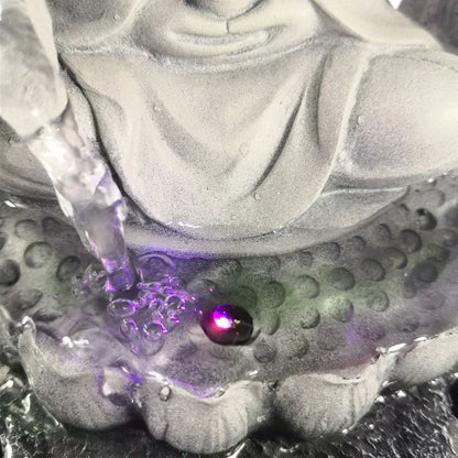 ZenFlow Buddha Indoor Water Fountain Calm Home Decor