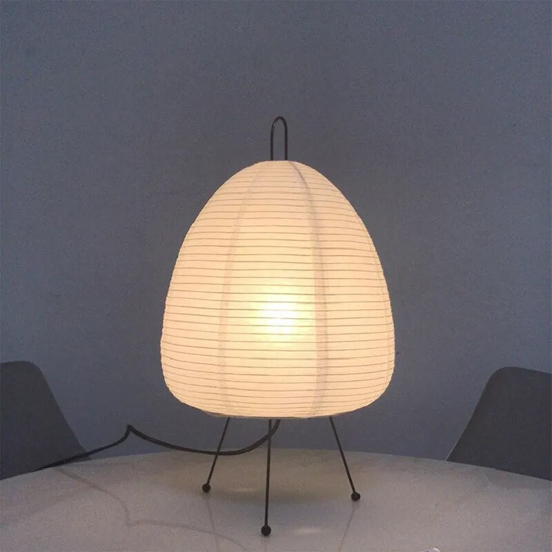 ZenGlow Japanese Rice Paper Lamp Soft Ambient Light