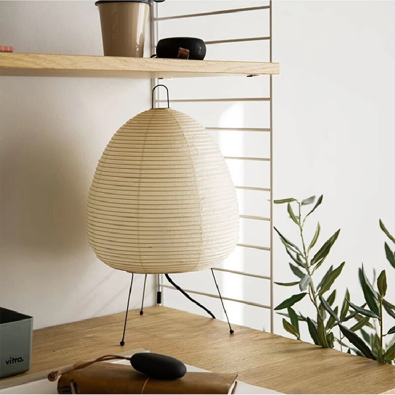 ZenGlow Japanese Rice Paper Lamp Soft Ambient Light