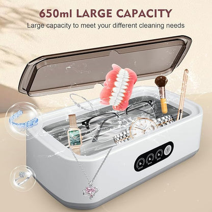 Zyniq Ultrasonic Cleaner Jewellery Glasses Watch Deep Cleaning Device