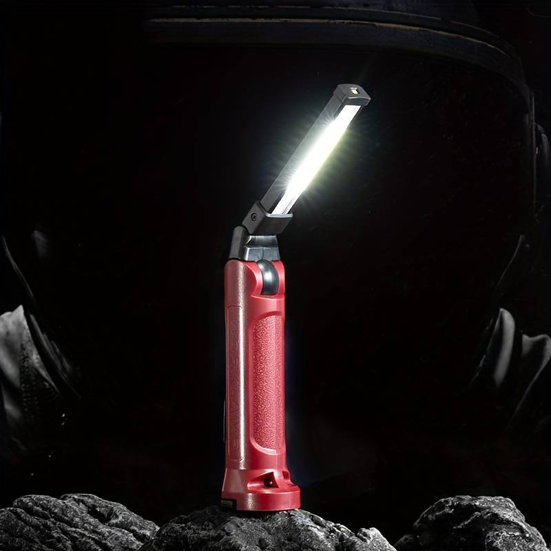 180° COB werklamp – USB oplaadbaar, compact & waterdicht