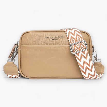 Elegant læder crossbody taske til kvinder med kompakt design