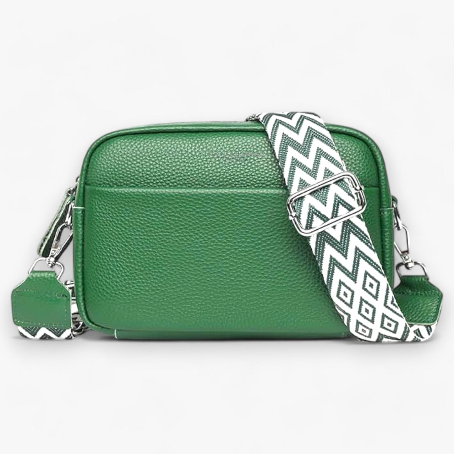 Elegant læder crossbody taske til kvinder med kompakt design