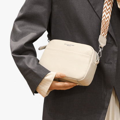 Elegant læder crossbody taske til kvinder med kompakt design