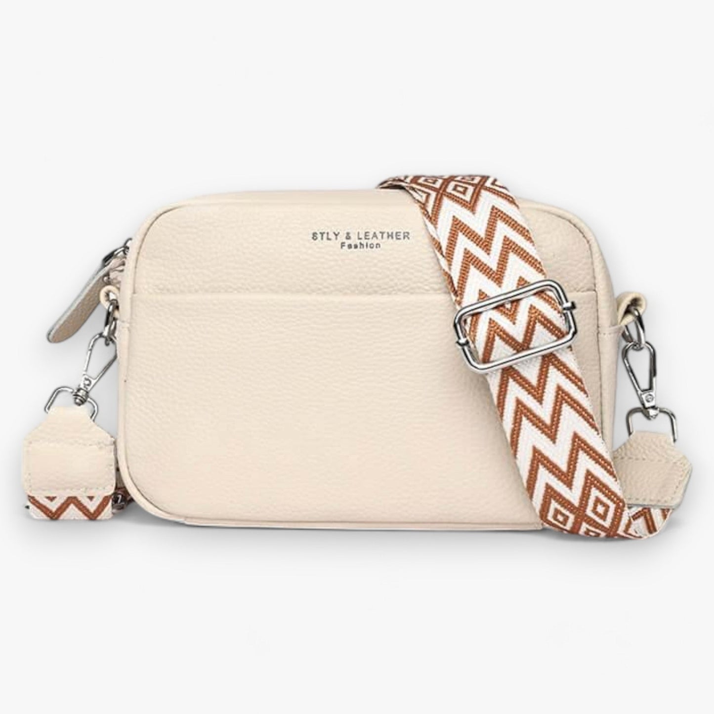 Elegant læder crossbody taske til kvinder med kompakt design