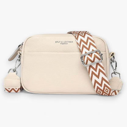 Elegant læder crossbody taske til kvinder med kompakt design