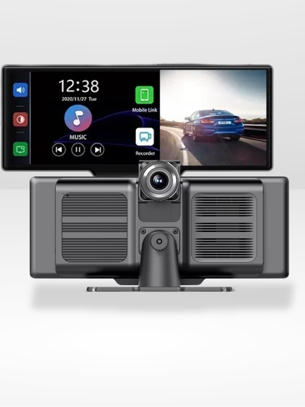 Wireless CarPlay Screen 10.26 Inch IPS Display with 4K Dashcam Android Auto Rear Camera