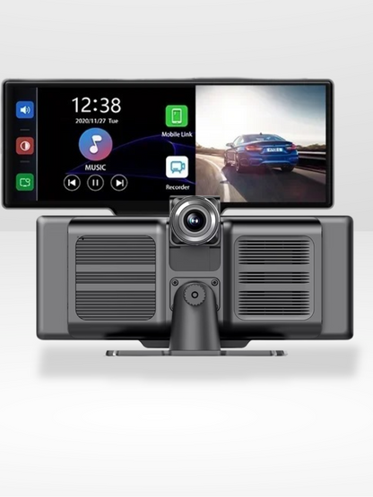 Wireless CarPlay Screen 10.26 Inch IPS Display with 4K Dashcam Android Auto Rear Camera